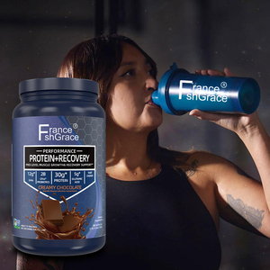 Suplemento de Proteína Personalizado para la Recuperación, Proteína Vegana en Polvo, Sin Gluten, Sabor a Chocolate Cremoso, para Desarrollar Músculo y Recuperar Proteína - Product Image 4