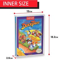 Boîtier d'Affichage Personnalisé en Acrylique pour Jeux Vidéo Rétro : Vitrine en Acrylique pour Nintendo Switch, DS, GameBoy, NES, SNES, N64, GameCube