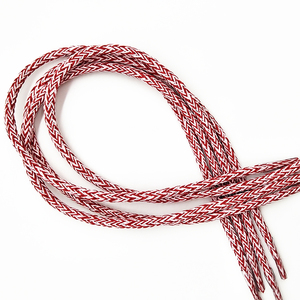 Bán buôn tùy chỉnh 5mm màu thân thiện với môi tái chế bện dệt kim túi giấy xử lý dây dây - Product Image 1