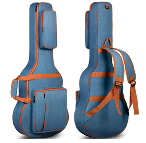 Fábrica de China, venta al por mayor, cierre de cremallera de poliéster de alta calidad, tamaño personalizable y bolsa de guitarra de color - Product Image 1