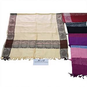 Écharpes, châles et étoles d'hiver en viscose pour femmes musulmanes, motifs floraux, longueur longue - Product Image 1