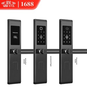 Serrure de porte intelligente tout-en-un pour appartement, <span class=keywords><strong>maison</strong></span> de <span class=keywords><strong>location</strong></span>, gîte, antivol, avec application électronique - Product Image 4