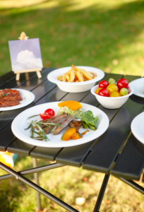 Vaisselle jetable écologique pour fête de <span class=keywords><strong>camping</strong></span> pour enfants, assiettes rondes en bagasse de 8 pouces - Product Image 3