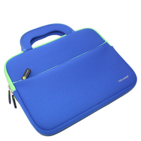 Logo personnalisé bleu dames néoprène porte-documents PC ordinateur sac 9.7 -10.1 pouces pochette pour ordinateur portable étui pour tablette