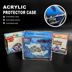 กล่องอะคริลิค ETB สำหรับโปเกมอนใสบูสเตอร์ดิสเพลย์ตัวป้องกันพร้อมฝาแม่เหล็ก - Product Image 1