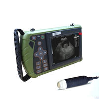 Échographe vétérinaire portable avec sonde rectale 5,6 pouces, 8 couleurs, 256 images par seconde, batterie 4H, certifié CE Classe II pour porcs et moutons