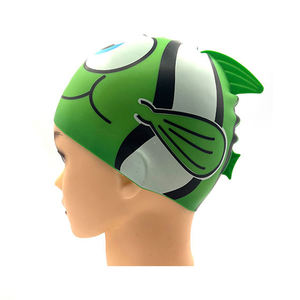 <span class=keywords><strong>Bonnet</strong></span> de bain CAP400 en forme de poisson de dessin animé, amusant, en silicone, sans odeur, sûr, pour hommes, garçons et jeunes - Product Image 6