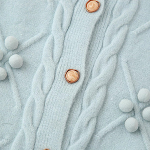Women's Knit <b>Cardigan</b> Loose Fit Single Breasted Anti-Pilling Spring Autumn Wear - Product Image 3