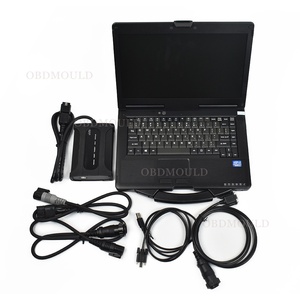 Outil de diagnostic pour kit de scanner de diagnostic Doosan, interface de communication UVIM pour engins lourds, diagnostic du chargeur + ordinateur portable CF53 - Product Image 1