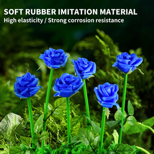 Nhà Máy Outlet <span class=keywords><strong>LED</strong></span> Tulip hoa đèn thông minh kiểm soát ánh sáng DC24V 0.5W IP65 giáng sinh chiều cao tùy chỉnh chiếu sáng cảnh quan - Product Image 2