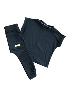 Ensemble Jogging Deux Pièces pour Garçons : T-shirts Oversize en Coton Éponge et Pantalons de Survêtement pour Tout-petits – Collection Été - Product Image 2