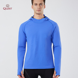 Vêtements de sport pour couples, manches longues, doublés en polaire, pour marathon, extérieur, vêtements de sport pour femmes et hommes, vente en gros - Product Image 5