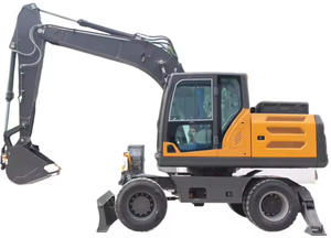 Excavadora de ruedas de cadena de 7,5 toneladas con autenticación ETA CE con precio de venta directo de fábrica - Product Image 2