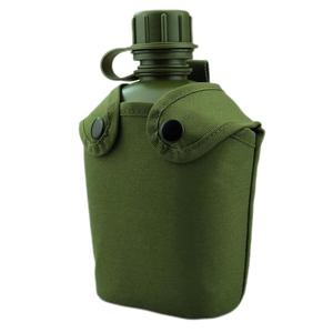 Échantillon gratuit cantine de combat verte de style allemand en aluminium trois cantine tactique de porte avec poignée - Product Image 3