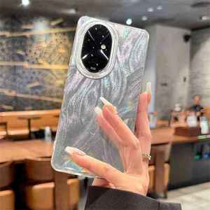 Funda para Teléfono Xiaomi Civi3, Colorida, Plateada, Serie IMD, Patrón de Ondas de Agua, Funda con Orificio Grande - Product Image 4