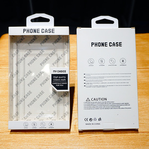 Tùy chỉnh hộp giấy với khay bao bì hộp hiển thị cho Iphone 17 16 di động điện thoại di động Trường hợp bìa Đóng gói với treo lỗ cửa sổ - Product Image 1