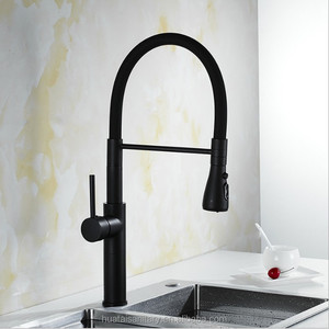 Rubinetto Miscelatore da Cucina Estraibile con Spruzzatore, Design Moderno in Ottone Spazzolato, per Uso Commerciale, con Design Grafico e Ceramica - Product Image 2