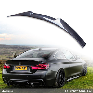 For 4 Series F32 Coupe M4 Style Carbon Fiber <b>Rear</b> <b>Spoiler</b> Trunk Wing 2013-2019 - Product Image 1