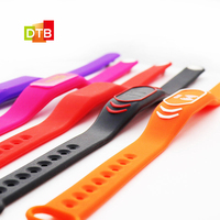 Bracelet intelligent NFC SW10 pour partage sur les réseaux sociaux, bracelet fin personnalisé NFC, bracelet RFID en silicone