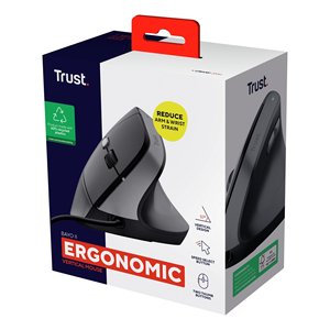 Souris ergonomique Bayo II filaire noire 25144 - Product Image 2