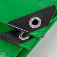 Bâche en PE imperméable tissée pour extérieur, couverture de tente robuste, protection légère 60-270GSM