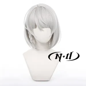 Perruque de cosplay synthétique marron clair résistante à la chaleur ND <span class=keywords><strong>Soldier</strong></span> 0 Anby ZZZ Zenless Zone Zero, densité 130 % - Product Image 3