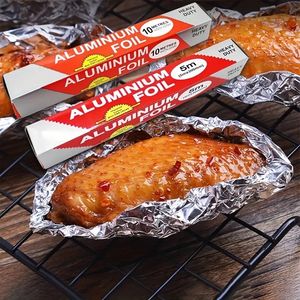 Rouleau de papier aluminium composite jetable haute résistance 12 po x 200 pi², épaisseur personnalisée, tempérament souple, avec coupe dentelée pour la cuisine - Product Image 5