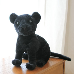 Peluche réaliste d'animaux : Léopard, Léopard des neiges et Panthère noire, Cadeau de Noël en gros - Product Image 6