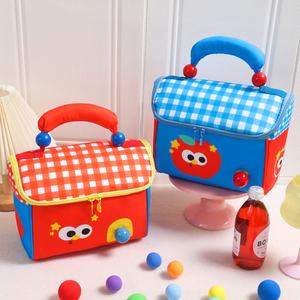 Bolsa de Maquillaje Little House, Creativa Bolsa Térmica Oxford con Cremallera para Almuerzo, Lonchera para Estudiantes, Diseño Cabaña de Cuento de Hadas, Aislamiento para 4 Personas - Product Image 2