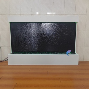 Fontaines murales en acier inoxydable pour décoration intérieure, cascade murale - Product Image 3