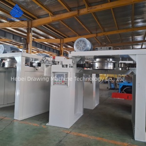 Machine de tréfilage inversée à double tambour 2 matrices entièrement automatique avec four de <span class=keywords><strong>recuit</strong></span> d'équipement galvanisé par fil d'acier - Product Image 3