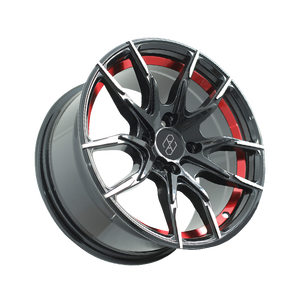 Rines PENGZHEN Monobloque Negros y Rojos de 4 Orificios 4x100 de 16 17 18 Pulgadas Pcd Jdm para <span class=keywords><strong>Mini</strong></span> <span class=keywords><strong>Cooper</strong></span> - Product Image 1