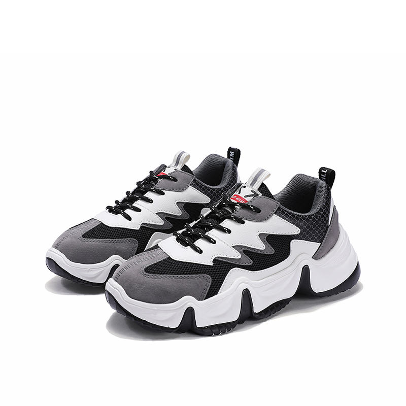 Tenis para niña suela alta de amarrar - Plataforma -