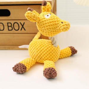 Интерактивная игрушка для собак с функцией голосового управления, устойчивая к разрывам, для чистки зубов, короткий плюш, наполнитель из ПП-хлопка, игрушка-кукла для домашних животных - Product Image 6