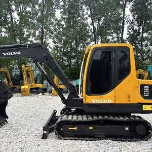 รถขุดตีนตะขาบวอลโว่มือสองขนาด5.5ตันได้รับการรับรอง CE พร้อม EC55D ถังขนาดเล็ก - Product Image 4