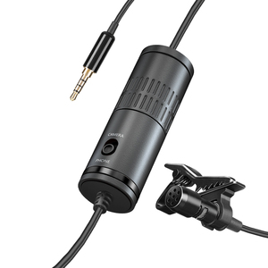 New Condenser Di Động Có Dây Ve Áo Lavalier Micrô Cho Vlog Điện Thoại Máy Quay Phim DSLR - Product Image 1