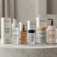 Kit de Soins Végétaliens Fermentés à Base de Plantes : Sérum Vitamine C, Crème au Rétinal, Gommage Corporel Doux, Lotion – Marque Privée, OEM, Vente en Gros