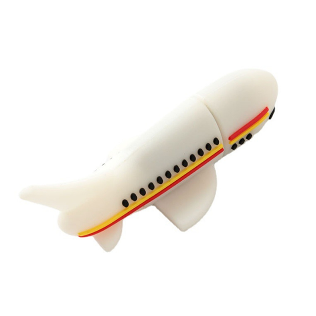 PVC Airplane Shape USB Flash Drive Custom Logo 3D Cartoon Pendrive for  Promotional Corporate Gift 100GB USB Flash Drive