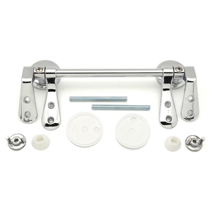 Bisagra de Varilla Cromada de Diseño Moderno para Asientos de Inodoro de Madera Universales con Función de Control Remoto - Product Image 1