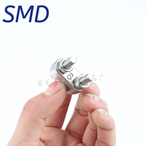 Clips de fixation pour câbles métalliques SMD 10 mm métriques, finition simple, pour l'industrie générale - Product Image 4
