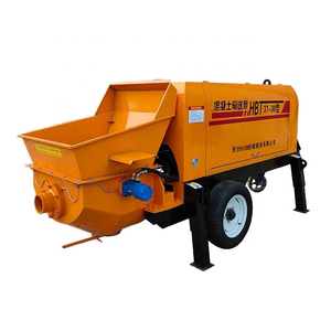 نسخة ديزل هيدروليكية مصغرة محمولة من الخرسانة ، آلة مضخة خرسانة لنقل الإسمنت - Product Image 2