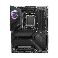 Soket DDR5 WIFI karbon, Motherboard komputer MSI Motherboard MPG X670E mendukung prosesor Gaming 7000
