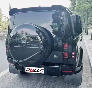 Parachoques trasero y delantero para coche <span class=keywords><strong>Land</strong></span> <span class=keywords><strong>Rover</strong></span> <span class=keywords><strong>Defender</strong></span> 2020 007, faldones laterales, Alerón, versión negra - Product Image 3