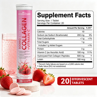 Comprimés effervescents de collagène OEM 500 mg avec vitamine C – Complément beauté et bien-être