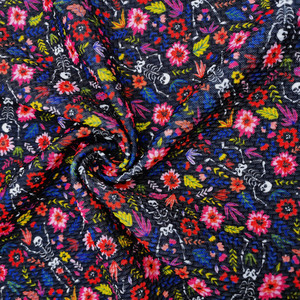 Tela de Poliéster Tejida con Estampado Digital <span class=keywords><strong>Liverpool</strong></span> Bullet, Resistente a Desgarros, Elástica, con Patrón de Burbujas Crepé, para Ropa Infantil - Product Image 5