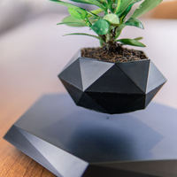 Pot de fleurs à lévitation magnétique pour plantes aériennes, support flottant moderne, cadeau créatif pour Noël et anniversaire