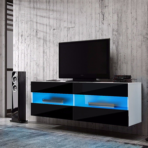 Moderno 65 <span class=keywords><strong>pollici</strong></span> luce a LED camino elettrico <span class=keywords><strong>TV</strong></span> Stand <span class=keywords><strong>in</strong></span> legno <span class=keywords><strong>TV</strong></span> Console con vetro per uso domestico camera da letto - Product Image 4