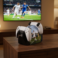 Base de Carga para Control de PS5 Compatible con GAMINJA, Diseño Edición Especial para Fanáticos del Fútbol, Compatible con OEM/ODM
