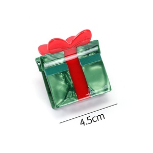 Pinza de Pelo Cuadrada y Colorida de Acetato para Mujeres y Niñas, Uso Diario, Decoración para Coleta - Product Image 6