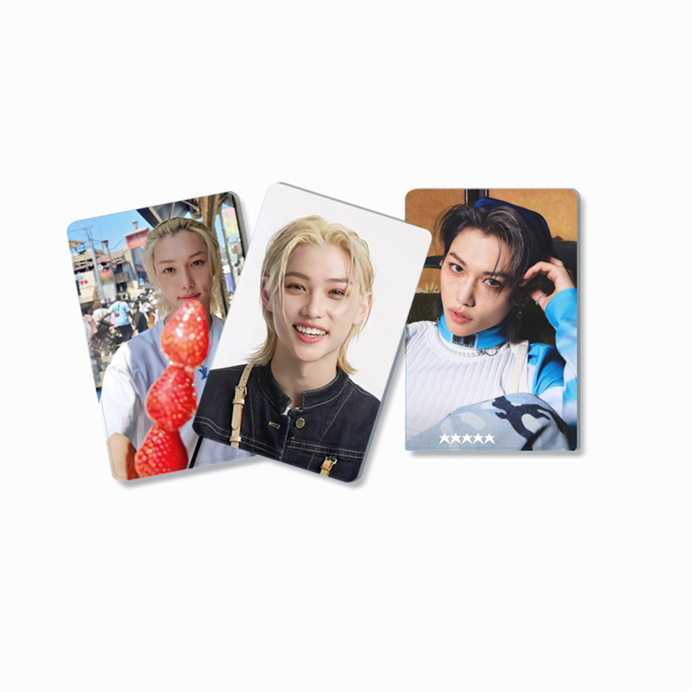KPOP Stray Kids MANIAC Photocards Double Sides LOMO Cards Felix